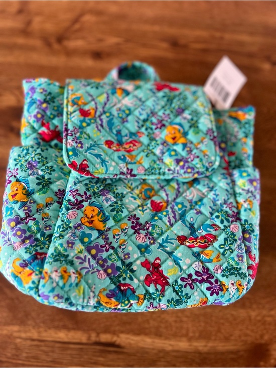 Vera Bradley Handbags - NWT Disney Vera Bradley Ariel Floral Ditsy Mini Backpack The Little Mermaid